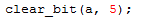 2. clear_bit