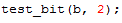 3. test_bit