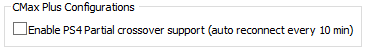 2. PS4 Partial Crossover support