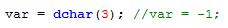 2. dchar function