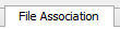 1. File Association Tab